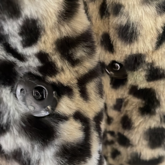 Style me petite, leopard warm jacket, above the knee, size: PXL, never used - Picture 4 of 5